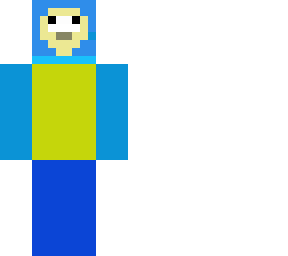 blue teletubie