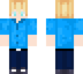blue tubbo/skin i made for my freind