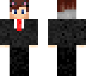 cat boy in suit