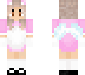 cat maid with wings