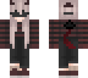 edit of blind folded demon girl