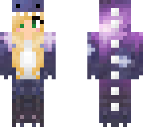 girl in dino costume