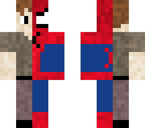 half spider man half peter