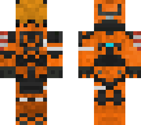 halo reach spartan security orange red