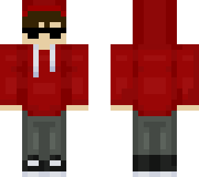 hoodie man with sun glasses