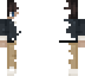 melting white character. (blue eyes)