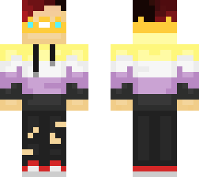 n-b sweatshirt and trans crown
