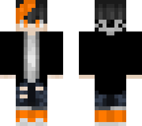 orange mee with wolf ears