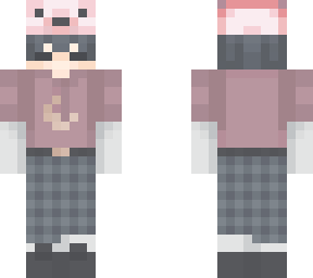 pink sleepy bear