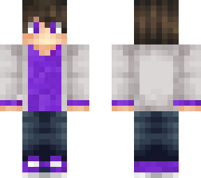 purple cool boy