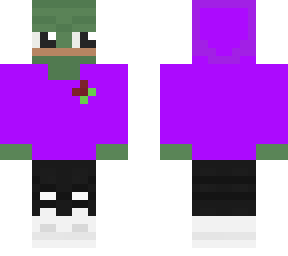 purple pepe man