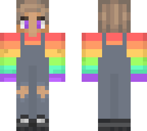 rainbow purpled skin