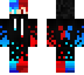 red and blue super power boy
