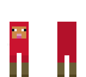 red dyed sheep skin