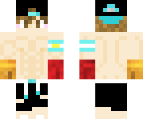 skin de xxjerexx mamado, con guantes de thanos y de iron man xd
