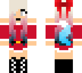 slim wolf girl christmas edit