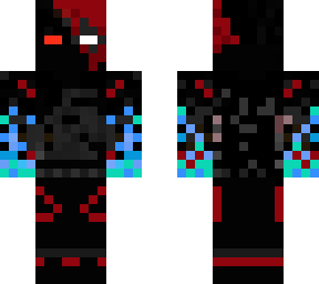 terminator herobrine(flame hands new costume)
