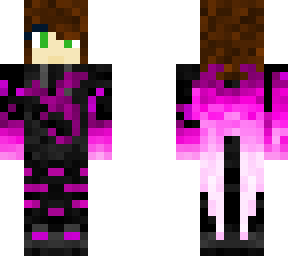 voilet girl with wings