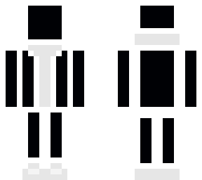 black & white