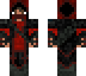 black and crimson ninja