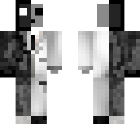 black and white slime