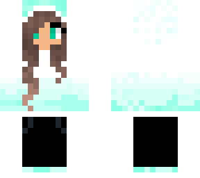 blue hoodie girl
