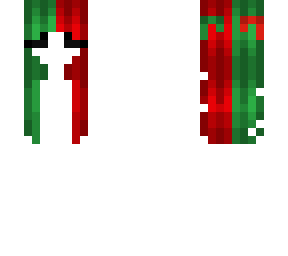 christmas hair base (red and green)