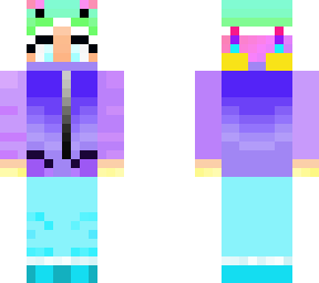 crazy winter cat girl