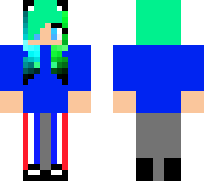 cyan and lime girl pls look usa pants