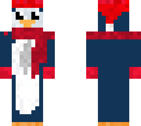fuzzle christmas penguin