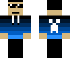 gamer with sunglasses (blue)