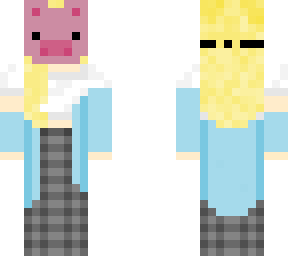 girl in pj's pig