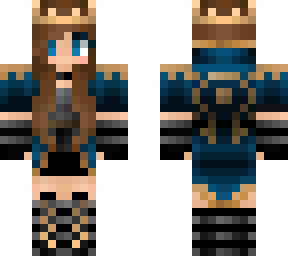girl knight brown hair
