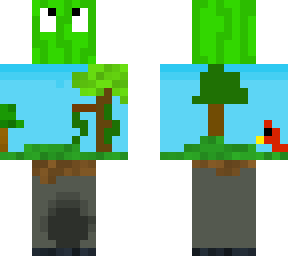 jungle biome with melon head on top