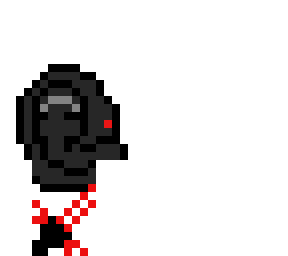 kylo ren pixel art