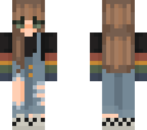 me in rainbow overalls (again