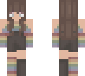 me in rainbow overalls