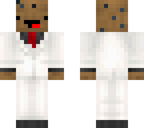 muffin in white suit