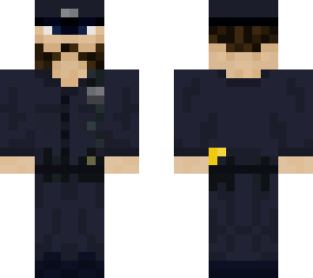 nypd officer in a long-sleeved shirt and cap