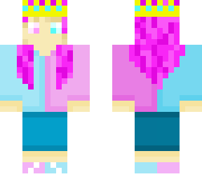 pink & blue pastel royal
