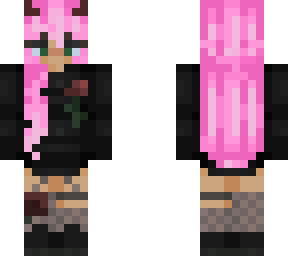 pink devil girl