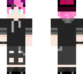 pink-haired emo/punk style