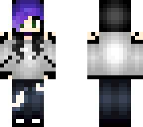 purple/gray cool kid