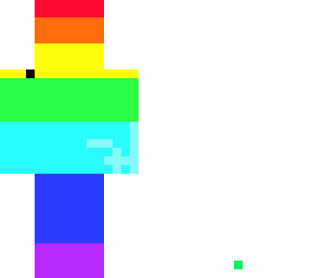 rainbow/black and white