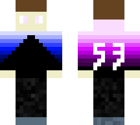 smidg3 gradient hoodie purple and blue mix edition