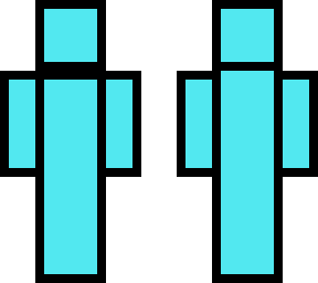 Black And Teal | Minecraft Skins