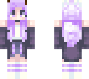 violet neko (base not mine, just edited) <3