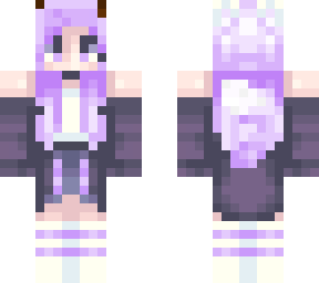 violet neko (base not mine, just edited) <3 not slim