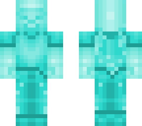 (the creator steve style) cyan steve