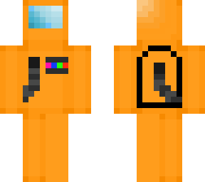 among us: orange crewmate